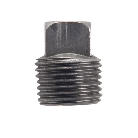 Gizmo 753288000391 0.375 in. Black Steel Square Head Plug, 5PK GI612131
